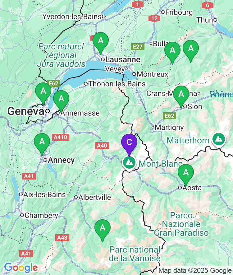 Chamonix Available Airport Options